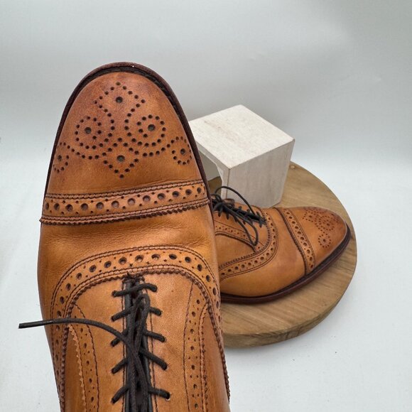 Allen Edmonds Strand Cap-toe Oxford Dress Shoe with Combination Tap Sole men’s s - Picture 7 of 16